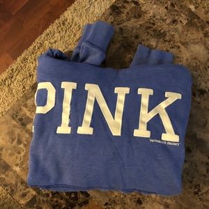 Victoria secret Pink hoodie (light blue)